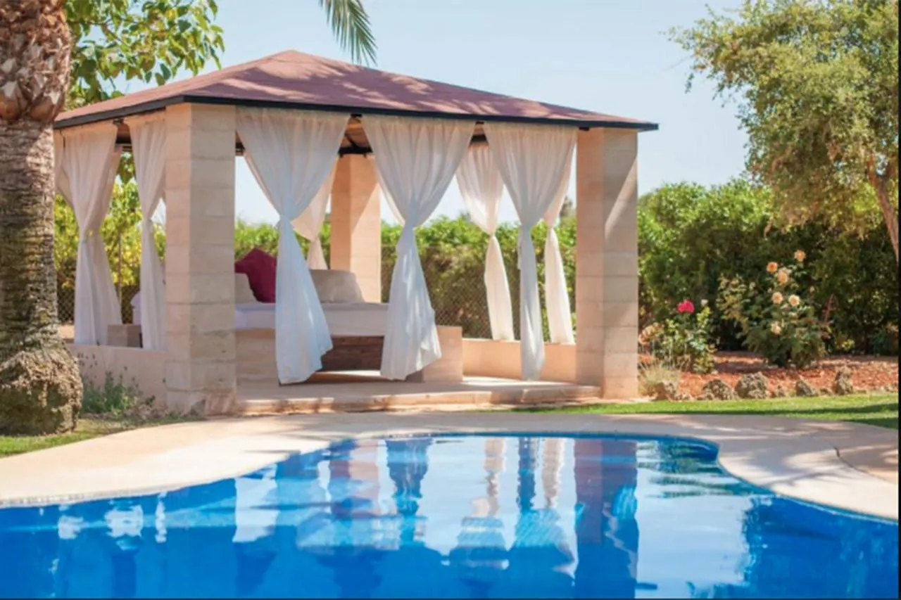 Can Rovey, Pool And Gardens In Inca Inca (Mallorca)